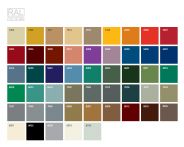 Palette colori RAL per rinnovare i colori di casa